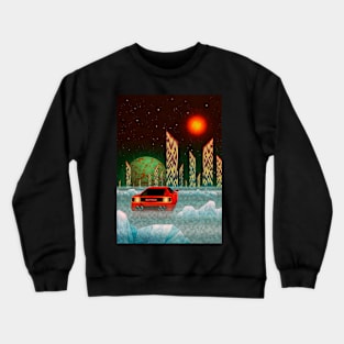 Outrun planet Crewneck Sweatshirt